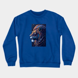 Neon Lion Crewneck Sweatshirt